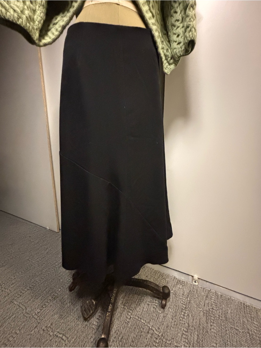 Black A-Line Women's Skirt